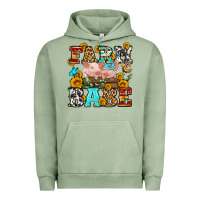 Pigment Oil Green western farm babe Urban Hoodie - OliviaCreatesArt