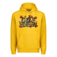 Lemon Cozy season Fall Premium Hoodie - NancyCooperArtShop