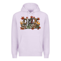 Lilac Cozy season Fall Premium Hoodie - NancyCooperArtShop