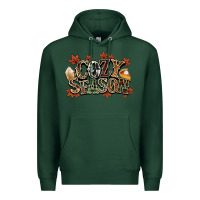 Sports Green Cozy season Fall Premium Hoodie - NancyCooperArtShop