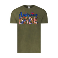 Vintage Olive american babe Vintage Tee - LillyAllenDesigns