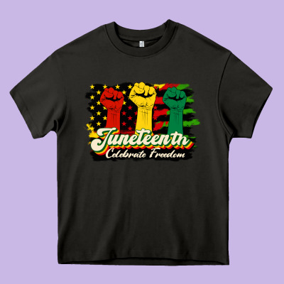 Juneteenth Celebrate Freedom Heavy Core Tee Designed By Hra Design Shop