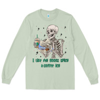 Matcha i like my books spicy and coffee icy Long Sleeve Tee - MaliasSmallBusiness