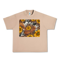 Burro sunflowers cowhide leopard mousepad Urban Heavy Tee - Jasminsmagicworld