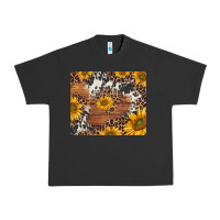 Pigment Black sunflowers cowhide leopard mousepad Urban Heavy Tee - Jasminsmagicworld