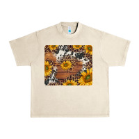 Sunflowers Cowhide Leopard Mousepad Urban Heavy Tee | Teevron