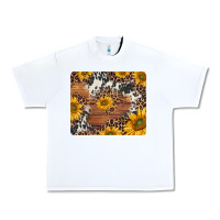 White sunflowers cowhide leopard mousepad Urban Heavy Tee - Jasminsmagicworld