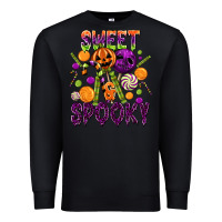 Black Sweet and Spooky Premium Sweatshirt - texasbilliewilder
