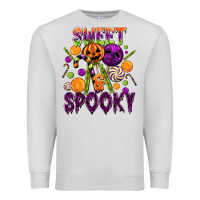 Dove Grey Sweet and Spooky Premium Sweatshirt - texasbilliewilder