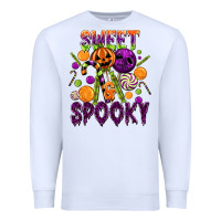 White Sweet and Spooky Premium Sweatshirt - texasbilliewilder