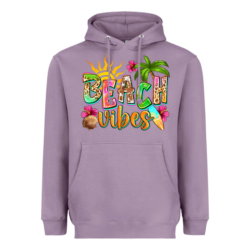 Beach Vibes Heavyweight Hoodie by NancyCooperArtShop | Teevron