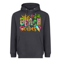 Smoke Beach vibes Heavyweight Hoodie - NancyCooperArtShop