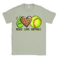 Matcha peace love softball Classic Tee - AdoDesignShop