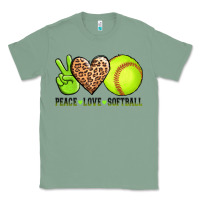 Sage peace love softball Classic Tee - AdoDesignShop