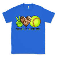 True Royal peace love softball Classic Tee - AdoDesignShop