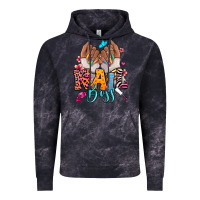 Cloud Black Afro woman nail boss Vintage Hoodie - RanaPortraitStore