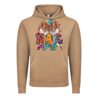 Vintage Coffee Afro woman nail boss Vintage Hoodie - RanaPortraitStore