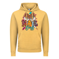 Vintage Mustard Afro woman nail boss Vintage Hoodie - RanaPortraitStore