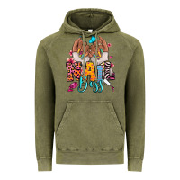 Vintage Olive Afro woman nail boss Vintage Hoodie - RanaPortraitStore