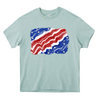 Arona Patriotic tie dye background 4th of july Heavy Core Tee - CowGirlArtShop