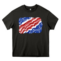 Patriotic Tie Dye Background 4th Of July Heavy Core Tee | Teevron