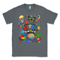Charcoal Heather somebody's loud & proud autism mama Classic Tee - MaliasSmallBusiness