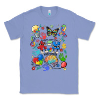 Colony Blue somebody's loud & proud autism mama Classic Tee - MaliasSmallBusiness