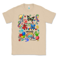 Mushroom somebody's loud & proud autism mama Classic Tee - MaliasSmallBusiness