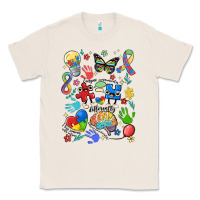 Natural somebody's loud & proud autism mama Classic Tee - MaliasSmallBusiness