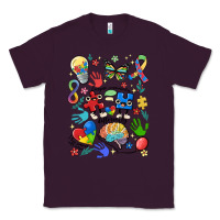 Plum somebody's loud & proud autism mama Classic Tee - MaliasSmallBusiness