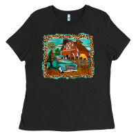 Rustic Country Barn Ladies Tee | Teevron