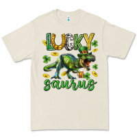 Bone Lucky saurus st.patricks day Premium Tee - Neo Western