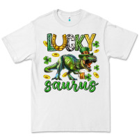 Lucky Saurus St.patricks Day Premium Tee | Teevron