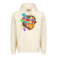 Tofu Autism hearts Premium Hoodie - NancyCooperArtShop