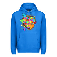 True Royal Autism hearts Premium Hoodie - NancyCooperArtShop