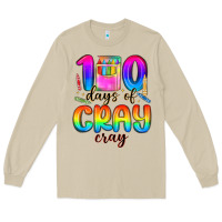 Mushroom 100 days of cray cray Long Sleeve Tee - MaliasSmallBusiness