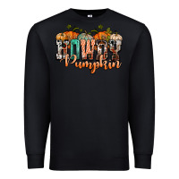 Black western howdy pumpkin Premium Sweatshirt - NancyCooperArtShop