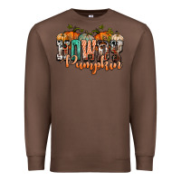 Chestnut western howdy pumpkin Premium Sweatshirt - NancyCooperArtShop