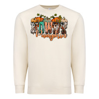 Sandshell western howdy pumpkin Premium Sweatshirt - NancyCooperArtShop