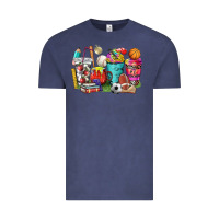 Vintage Denim p.e. teacher coffee cups Vintage Tee - NancyCooperArtShop