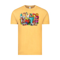 Vintage Mustard p.e. teacher coffee cups Vintage Tee - NancyCooperArtShop