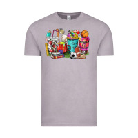Vintage Zinc p.e. teacher coffee cups Vintage Tee - NancyCooperArtShop
