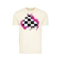 Vintage Arctic race flag glitter patch Vintage Tee - AdoDesignShop