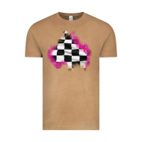 Vintage Camel race flag glitter patch Vintage Tee - AdoDesignShop