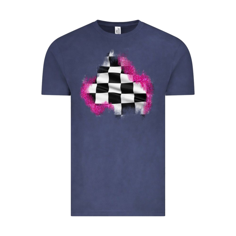 Race Flag Glitter Patch Vintage Tee by AdoDesignShop | Teevron