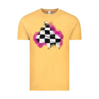 Vintage Mustard race flag glitter patch Vintage Tee - AdoDesignShop