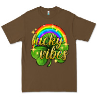 Cacao Lucky vibes st. patricks day Premium Tee - Neo Western