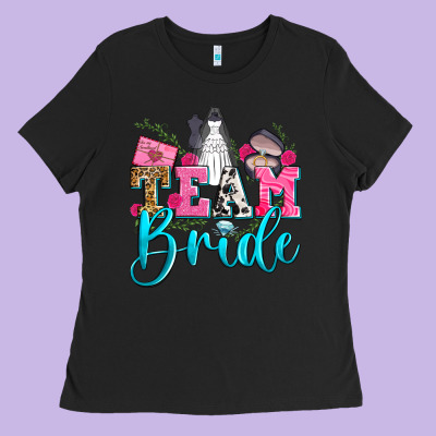 Team Bride Ladies Tee Designed By Zillion Design Studio