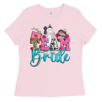 Bubblegum Pink team bride Ladies Tee - Zillion Design Studio