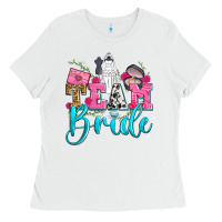 White team bride Ladies Tee - Zillion Design Studio
